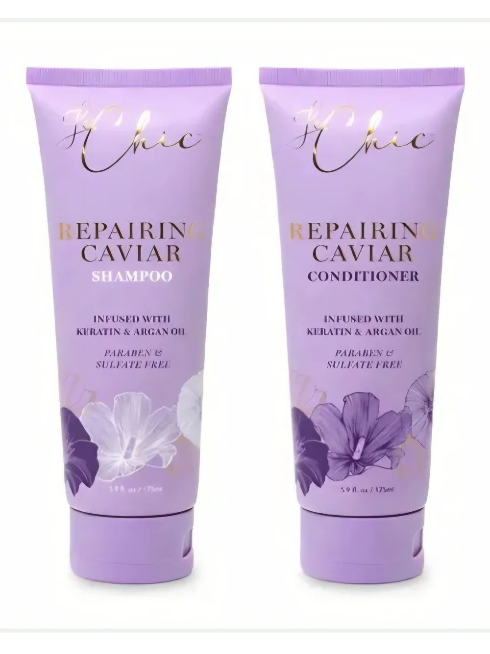chic Repairing Caviar Shampoo & Conditioner Bundle - Lavender